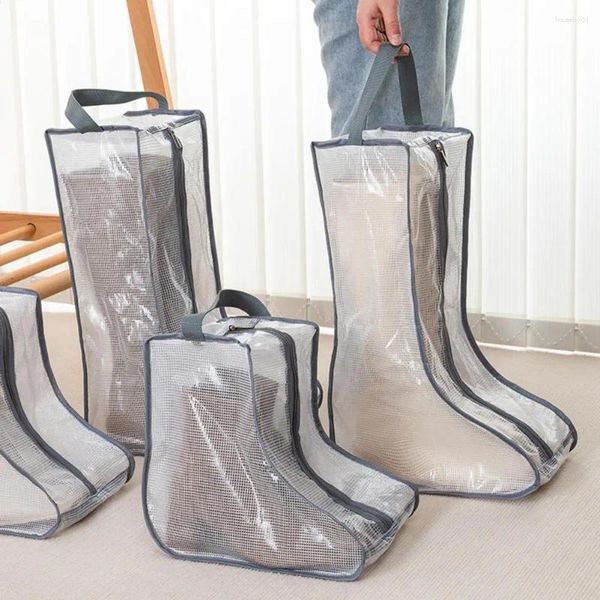 Bolsas de armazenamento Sapatos úteis Bolsa com alça de bota Protecção à prova d'água Tampa larga de alça