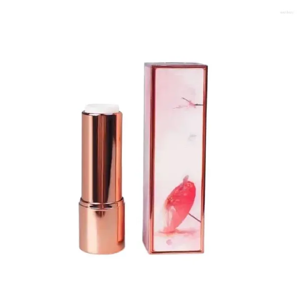 Bottiglie di stoccaggio Tubo per rossetto in plastica rosa Contenitore per labbra vuoto quadrato 12,1 mm Bottiglia per imballaggio cosmetico riutilizzabile 20 pz/lotto