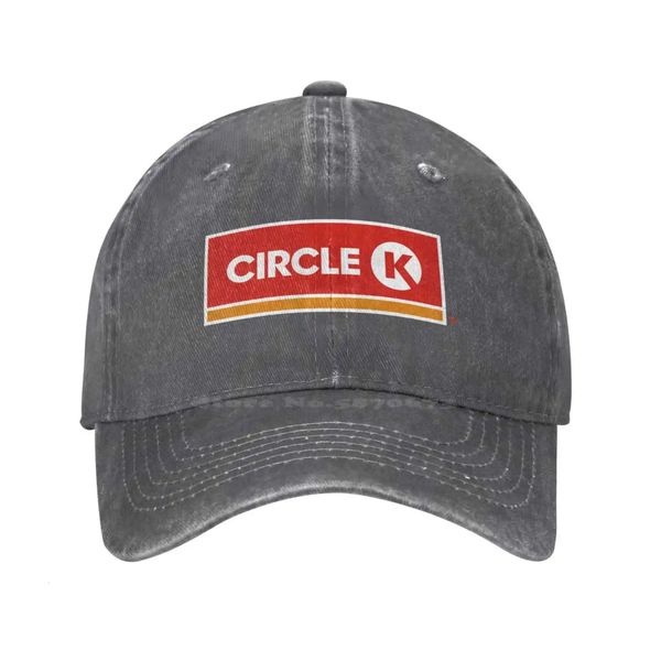 S Circle K baskı grafik gündelik denim kapak örme şapka beyzbol 231030