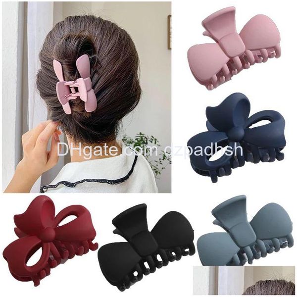 Haarschmuck Bowknot Form Krallen für Frau Make-up Krabben Haarnadeln Haarklammern Frauen Damen Clips Drop Lieferung Produkte Werkzeuge Dhwzr