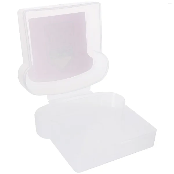 Placas recipientes tampas grande caixa de sanduíche ao ar livre caixa de torradas pequeno lanche piquenique suporte de plástico