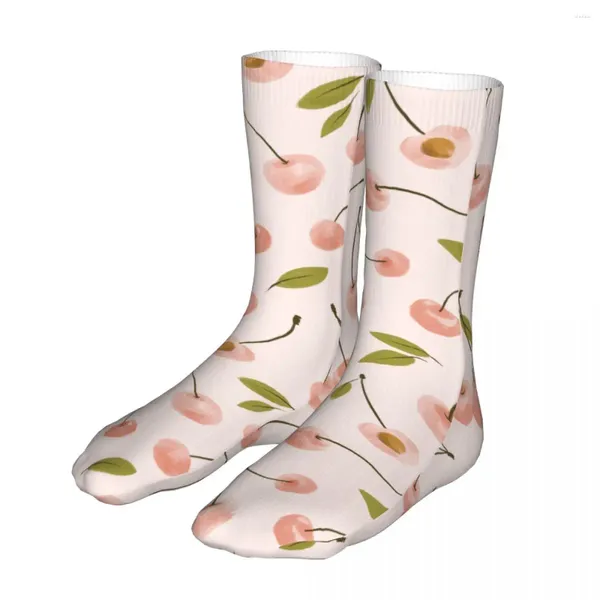 Herrensocken Damen Neuheit Süße Frucht Pfirsich Grafik Strümpfe Frühling Sommer Herbst Winter