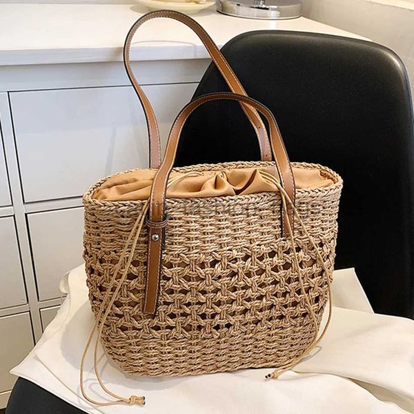 Borse a tracolla Borsa di paglia Borsa da donna 2023 Summer Beach Sour Willow Borsa da donna Portafogliocatlin_fashion_bags