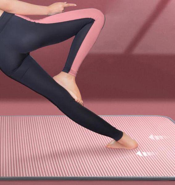 15mm Yoga Mat Halı Sıkışmaz Spor Gözyaşına Dayanıklı NBR Fitness Mats Spor Spor Salonu Pilates Pedleri Yoga Çanta Kayışı XA1111Y8951381