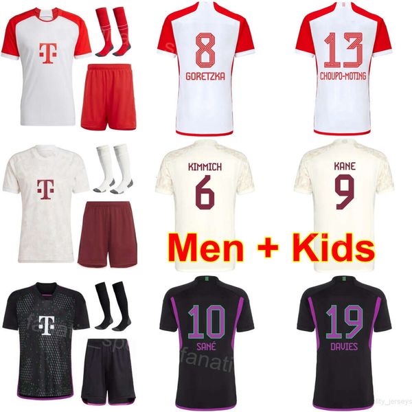 Club Youth Mans Soccer 11 Kingsley Coman Maglie Set 26 Sven Ulreich 1 Manuel Neuer 10 Leroy Sane 9 Harry Kane 19 Alphonso Davies 6 Joshua Kimmich Maglia da calcio BaiRen