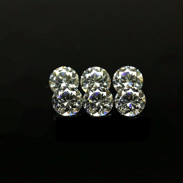 A buon mercato di piccola dimensione 0 7mm-1 6mm 3A qualità diamante simulato bianco forma rotonda cubic zirconia pietre sciolte CZ per gioielli Makin2952