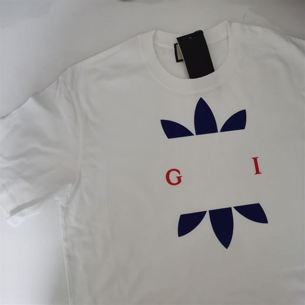 Gemeinsame Marke T-Shirt Designer Italien Qualität Baumwolle Kurzarm Klassiker High Street Mode Männer und Frauen Paar Modelle Herren wome181N