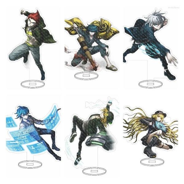 Anahtarlıklar 15 cm anime kabilesi dokuz karakter modeli cosplay akrilik tabak masası dekor ayakta durma işaret oyuncak hayranları Noel hediyeleri severler pervane