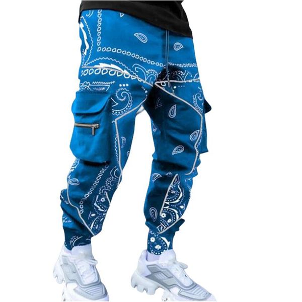 Pantalones de carga de diseñador Pantalones para hombres Pantalones de chándal reflectantes multibolsillos Streetwear Hip Hop Joggers casuales Harajuku Pantalones para hombre Primavera Otoño Moda Pantalones de chándal