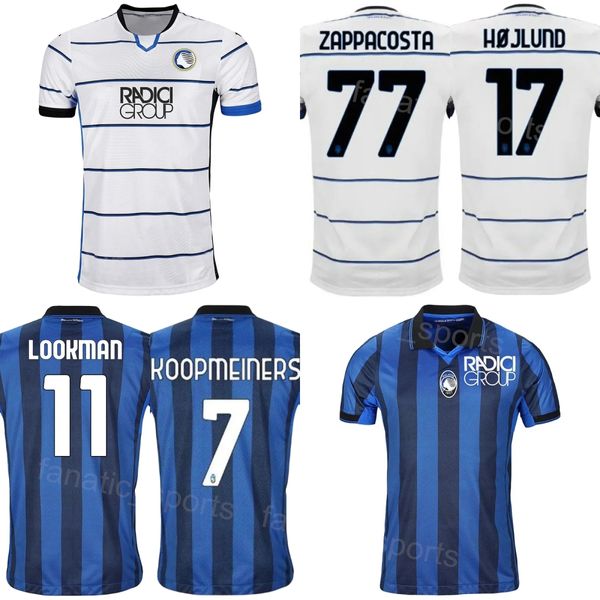 Maglia da calcio uomo 15 DE ROON Atalanta 22 RUGGERI 42 SCALVINI 7 KOOPMEINERS 13 EDERSON 11 LOOKMAN 90 SCAMACCA 17 DE KITELAERE PASALIC Maglia da calcio Kit 2023 24 Club