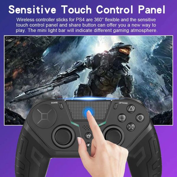 Sıcak satış Q300 Bluetooth Kablosuz Gamepad PC Gamepad Bilgisayar Bluetooth Denetleyicisi PS4 için