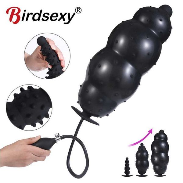 Inflável super grande anal plug bomba dilatador enorme bunda vibrador próstata massageador ânus expansor adulto brinquedos sexuais para mulher homem 231010