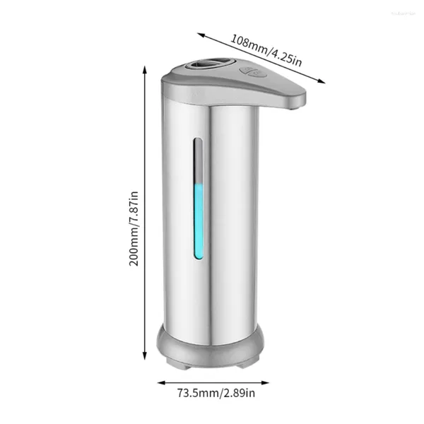 Sıvı Sabun Dispenser El Yıkama Banyo Lavabo Jel Dispensing Makinesi Otomatik Dokunsuz Kahverengi