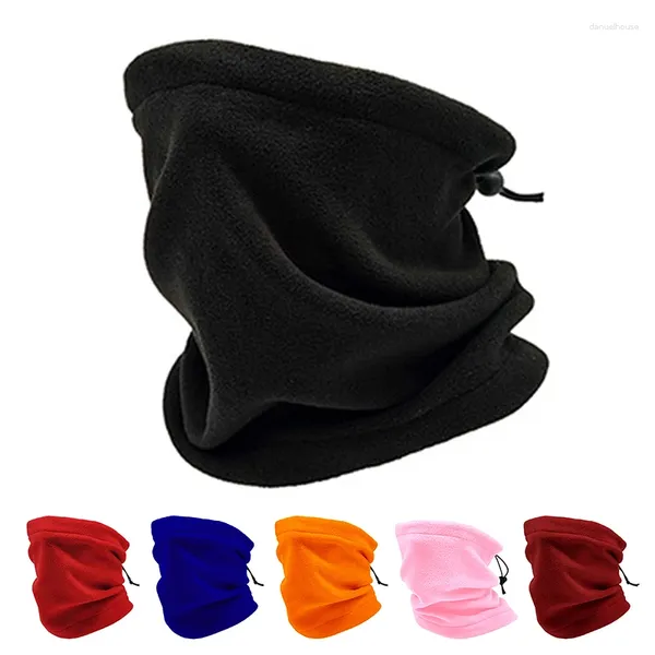 Bandane In Pile Collo Buff Bandana Maschile Scaldino Invernale Antivento Tubo Sciarpe Per Il Viso Morbido Donne Mezza Maschera Ghetta Snowboard Sci