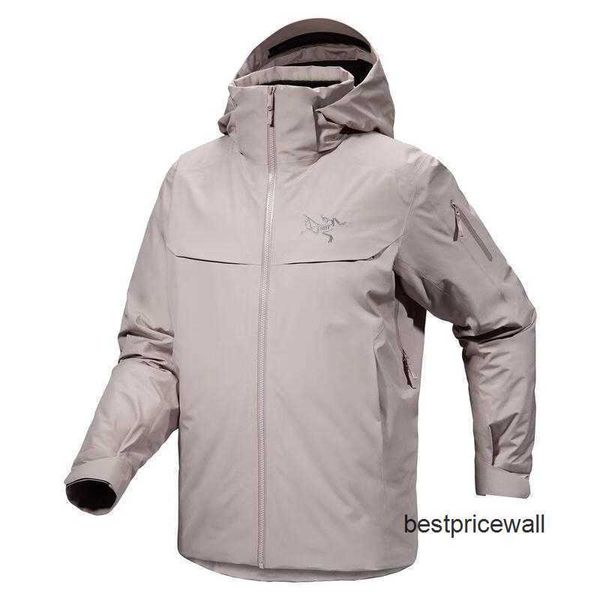 Hommes Arcterys Vestes Sweatshirt ARCTERYS Hommes Randonnée en Plein Air Alpinisme Charge Veste Résistant Aux Intempéries Confortable Durable Sweat À Capuche Macai Gris Clair Rose Wa HBFE