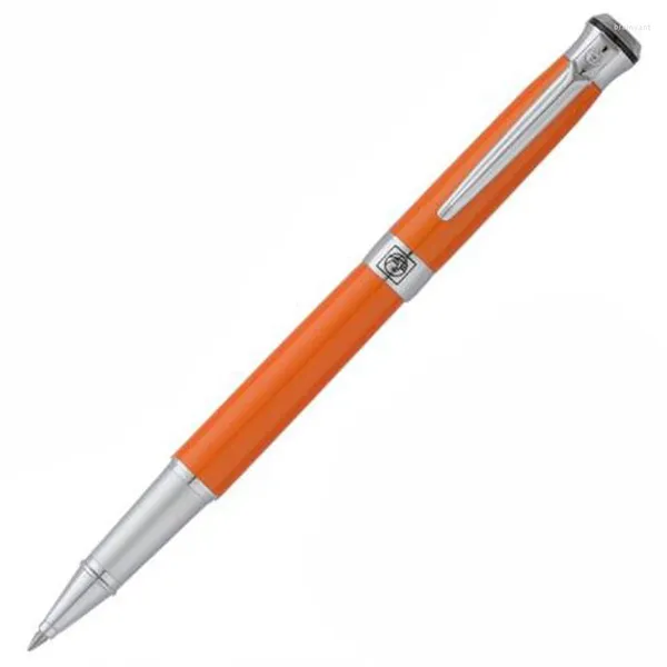 Picasso 903 Sweden Flower King Series Orange Executive Tintenroller, nachfüllbare Tinte, luxuriöses Schreib-Geschenkset