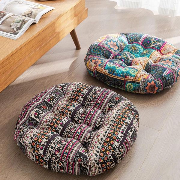 Travesseiro japonês todo-algodão futon esteira pp algodão preenchido quadril tridimensional cadeira espessada piso bay janela tatami lavável