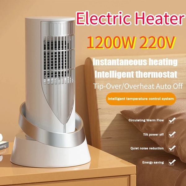 Aquecedores domésticos 1200W aquecedor elétrico PTC aquecimento rápido aquecedor de ar quente de mesa aquecedor de ar quente com economia de energia 231031