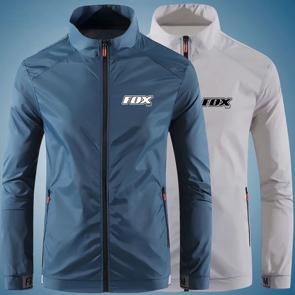 Jaquetas de ciclismo Verão Homens À Prova de Vento À Prova D 'Água Ciclismo Jaqueta MTB HPWF Bicicleta Manga Longa Windbreaker Anti-UV Mountain Bike Vento Casaco 231012