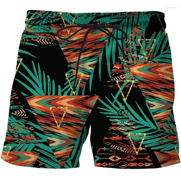 Pantaloncini da uomo 2024 Casual Pantaloni sportivi della foresta pluviale tropicale Asciugatura rapida Abbigliamento taglie forti unisex Estate