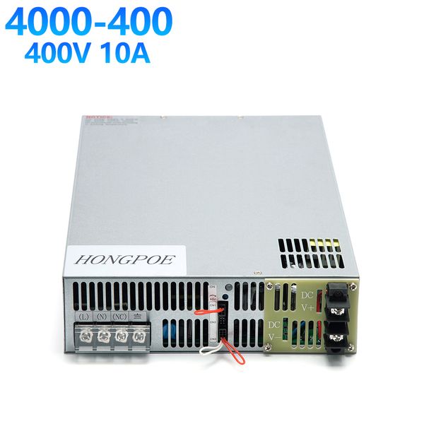 Alimentazione da 4000W 400 V 0-400 V Potenza regolabile 400VDC AC-DC 0-5 V Controllo del segnale analogico SE-4000-400 Trasformatore di potenza 400V 10A 220VAC /380 VACINPUT