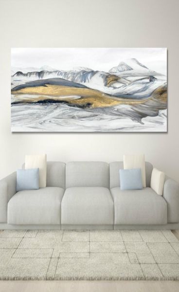 Moderne Abstrakte Landschaft Ölgemälde Chinesische Berge Poster Drucke Dekorative Wand Kunst Bilder Wohnzimmer Schlafzimmer Home De6334595