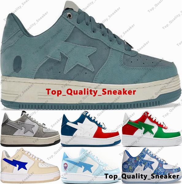 Taglia Uomo 13 A Bathing Ape BapeSta Low Us 13 Scarpe Donna Sneakers Us13 Platform Designer Scarpe da ginnastica da corsa Us12 Casual Eur 47 Bianco Moda giovanile Blu Us 12 Verde Beige