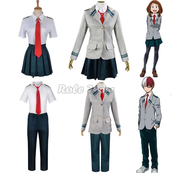 My Hero Academia Costume Cosplay Uomo Donna Midoriya Izuku Bakugou Katsuki Ochaco Uraraka Uniforme scolastica Imposta Costumi Anime