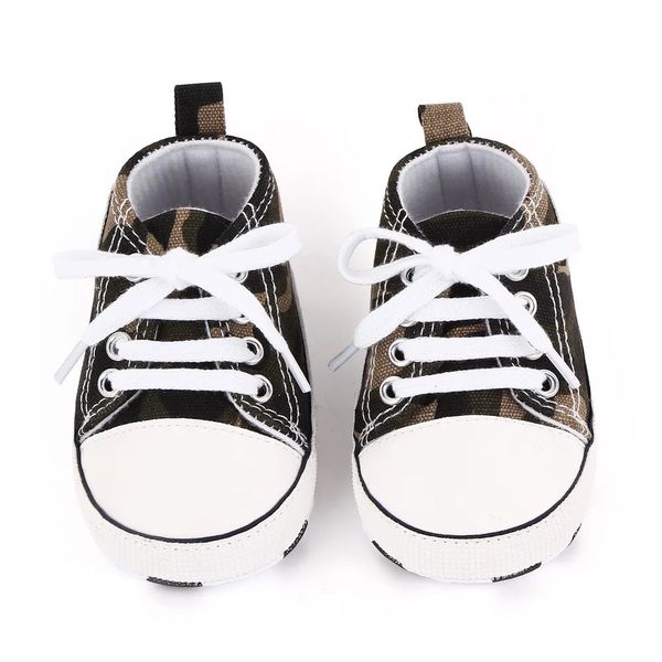 İlk Yürüyüşçüler Bebek Canvas Klasik Spor Spor ayakkabıları doğdu Bebek Erkek Kızlar Baskı Yıldız İlk Yürüyüşçüler Ayakkabı Bebek Toddler Antislip Bebek Ayakkabıları 231031