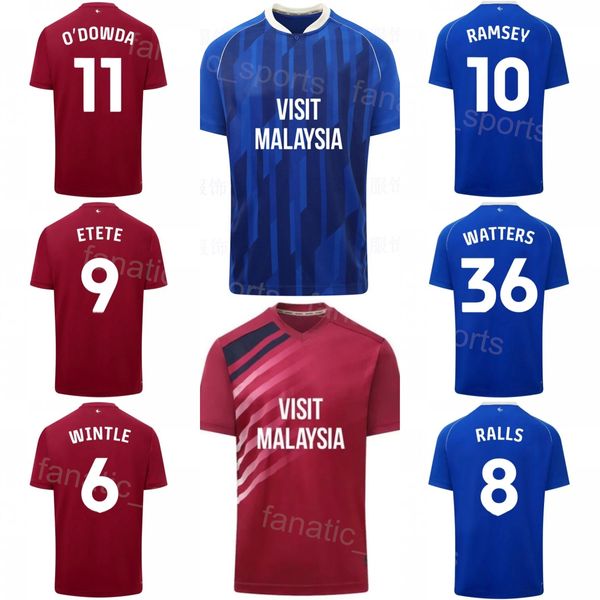 23 24 Futebol 23 Manolis Siopis Jersey Club 6 Ryan Wintle 12 Ike Ugbo 38 PERRY NG 16 Karlan Grant 21 Jak Alnwick 10 RAMSEY 9 ETETE Camisa de futebol Kits Uniforme KaDiFu