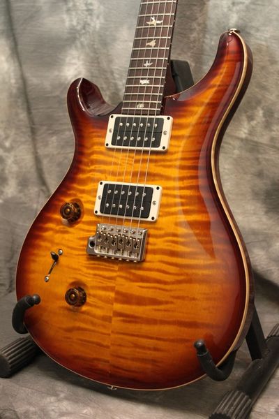 Лидер продаж, электрогитара хорошего качества, СОВЕРШЕННО НОВАЯ 2012, CUSTOM 24 GOLD BURST-LEFTY-Музыкальные инструменты