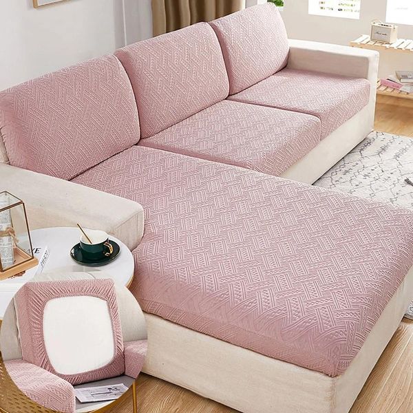 Stuhlhussen Universal-Sofabezug Tragen Sie hochelastische rutschfeste Polyestermöbel L-förmige Couch
