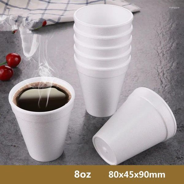 Tazze usa e getta Cannucce 25 pz/pacco Tazza in schiuma Bevanda Birra Bere EPS Accetta Personalizza