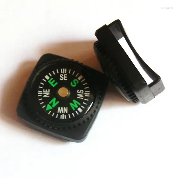 Outdoor-Gadgets Gürtelschnalle Mini-Kompass für Armband Camping Wandern Reisen Notfall Überleben Navigationswerkzeug