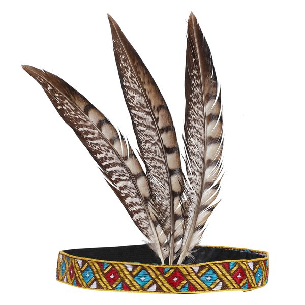 Haarschmuck Dekoration Flapper Stirnband Indianer Kopfbedeckung Kinder Stirnbänder Kopfbedeckung Kopfschmuck Krawatten Kostüm 231031
