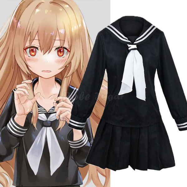 Anime toradora tigre dragão aisaka taiga vestido cosplay traje meninas jk uniforme escolar halloween carnaval ternos de marinheiro