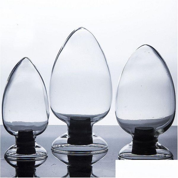 Andere Hausgarten 125 ml 250 ml 500 ml konische Samenflasche Glas Probendisplay mit Stecker 230130 Drop Delivery Ot2Qo