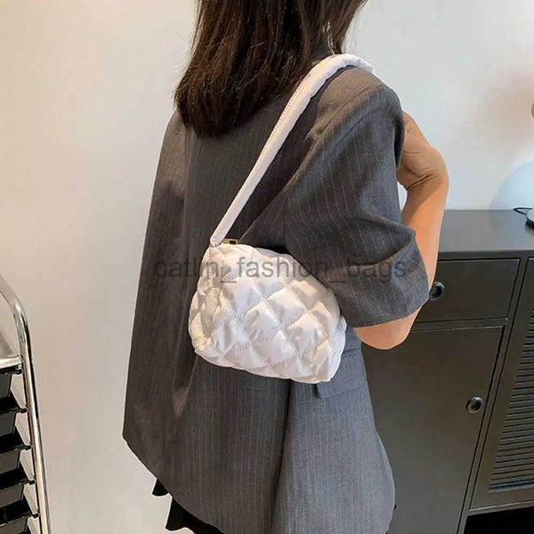 Bolsas de ombro simples plissadas Soul Bag Mat Solid Bag Bordado Girlcatlin_fashion_bags