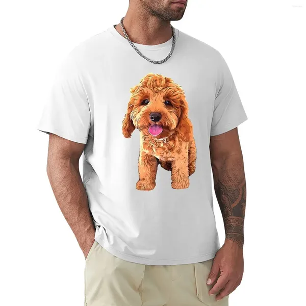 Polo da uomo Spoodle Cockapoo Cavapoo Golden Doodle Beauty T-shirt Ragazzi T-shirt Top carini per uomo Cotone