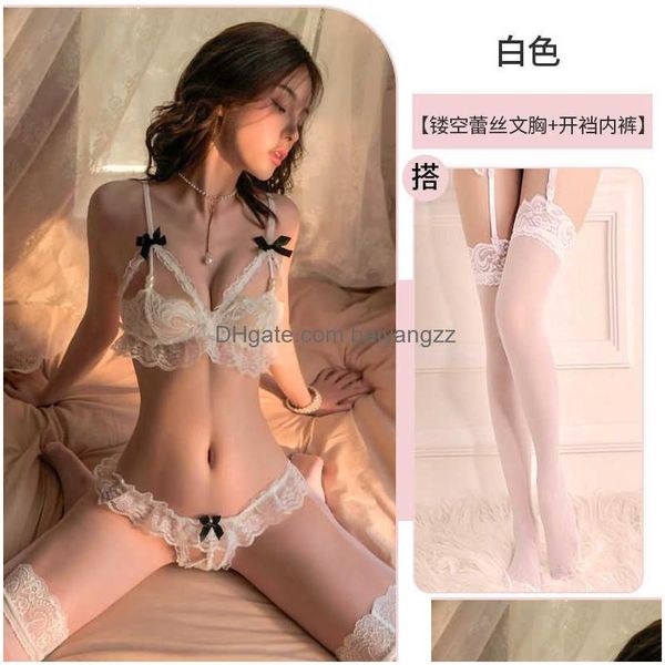 Slip Mutandine Divertimento Lingerie Tentazione Con apertura sul cavallo Intimo Uniforme Passione Fascino di mezzanotte Abito da guerra Abito da letto Pigiama sexy I6Ib Drop Dhb9P