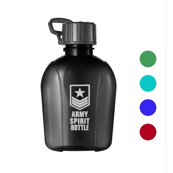 Gabbie per bottiglie d'acqua 2 pezzi Set mensa militare Bottiglia da ciclismo Bicicletta Sport all'aria aperta Bollitore Tazza da arrampicata Tazza da idratazione Esercito 550ml 650ML 231030