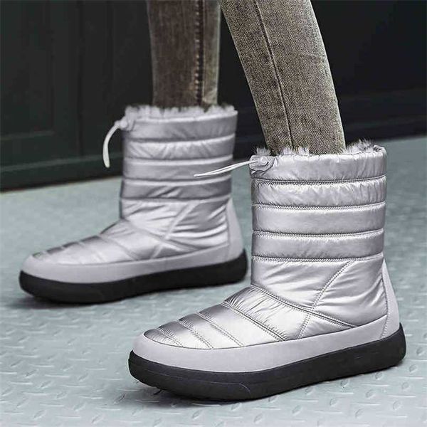 Stivali Stivali da neve Scarpe da uomo e da donna in cotone Inverno da uomo ispessito Impermeabile a prova di freddo Russo 220920