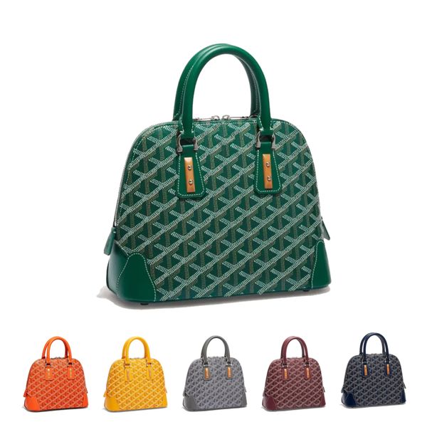 V vendome Shell Tote Bag - Top Handle Luxury Designer Hobo Clutch for Men and Women - Genuine Leather Cross Body green handbag with Shoulder Strap