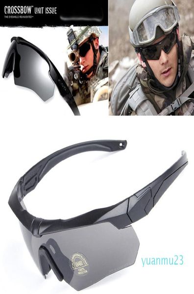 WholeHiking Sonnenbrille Männer Schießbrille Antiimpact Taktische Gläser Outdoor Klettern Jagd Schutzbrille2515998