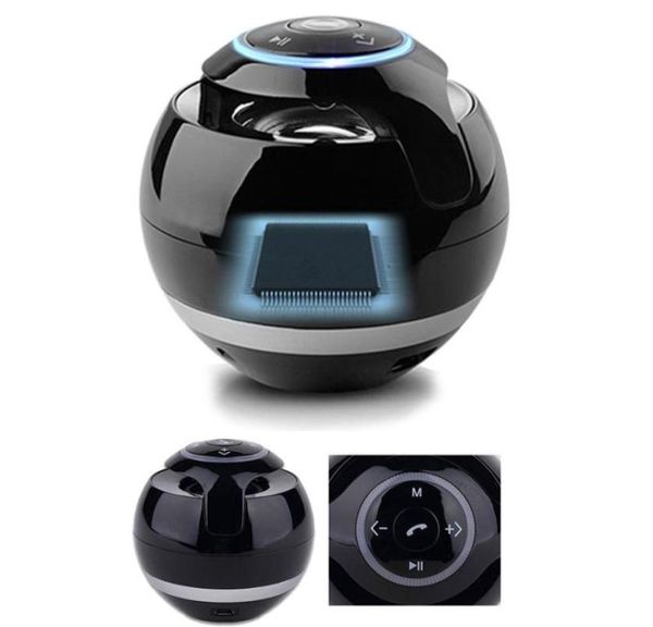 Bluetooth portatile Mini palla G5 Altoparlante senza fili Mani TF Radio FM Microfono integrato Subwoofer MP3 enceinte parlantes ball58686678697696