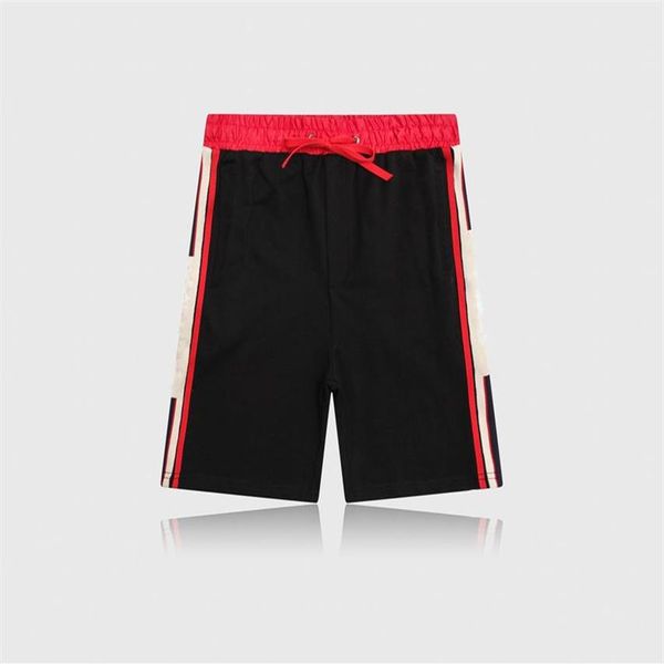 Luxo verão shorts estilista calças de praia dos homens com hip hop shorts moda designer shorts letras na altura do joelho calça casual M-3XL295G