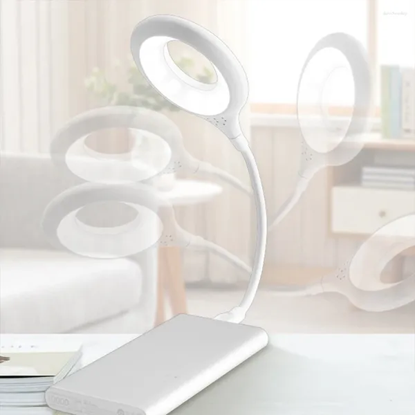 Lâmpadas de mesa usb luz noturna dobrável economia de energia proteção para os olhos luzes de leitura plug-in mesa computador pc portátil estudantes estudo