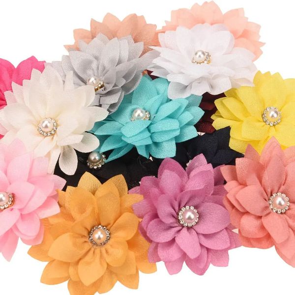 Grampos de cabelo Barrettes 225 PCS Moda Flor Afiada Acessórios de Cabelo Bonitos Bebê Menina Cabelo Arcos Barrettes Sem Clipes Decoração de Casamento Flores 231030