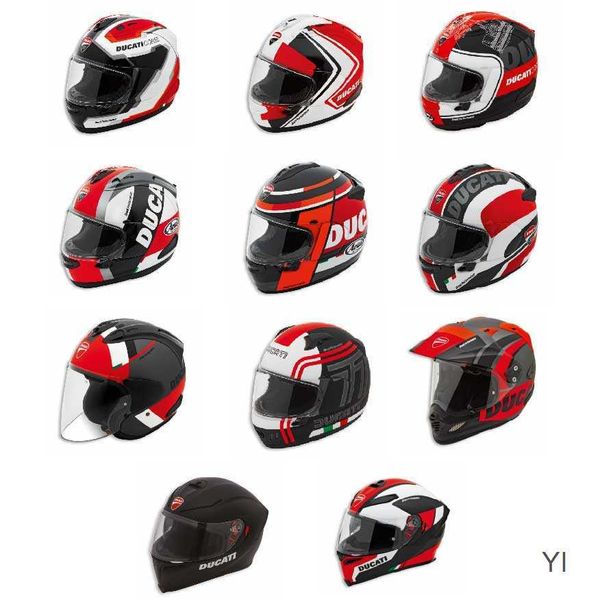 AA Designer Capacete Rosto Aberto Motocicleta Duacti Dukadi Capacete Coleção Motocicleta Equitação Capacete Completo Meio Capacete Arai Agv Co Marca YI-HQPO