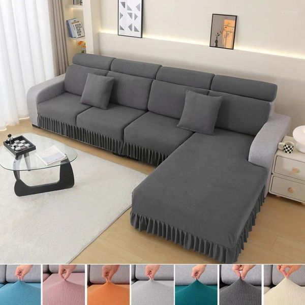 Stuhlhussen Jacquard Rock Sofa Sitzkissenbezug Haustiere Kinder Möbelschutz Elastische waschbare abnehmbare Schonbezüge für Zuhause